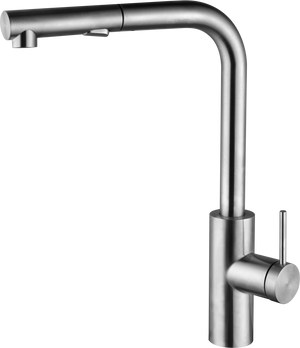 Oporto Stainless Steel Kitchen Mixer Tap, main product view