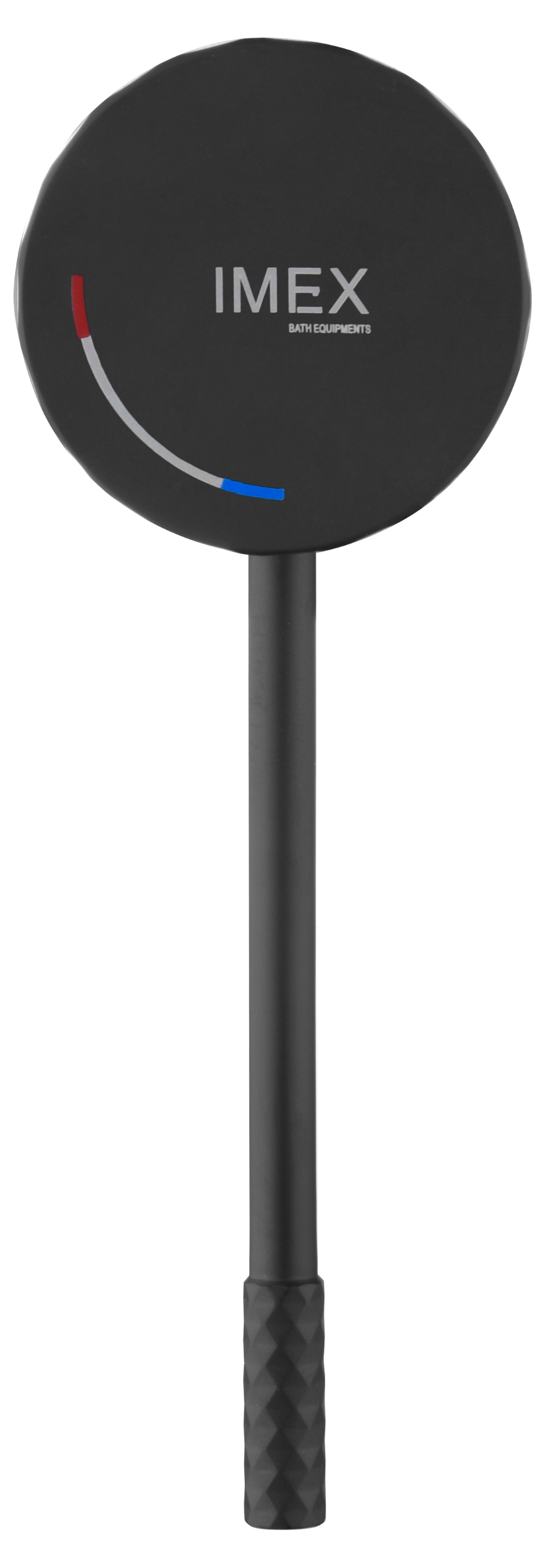 Matte Black Single Lever Bathroom Sink Faucet, detail view