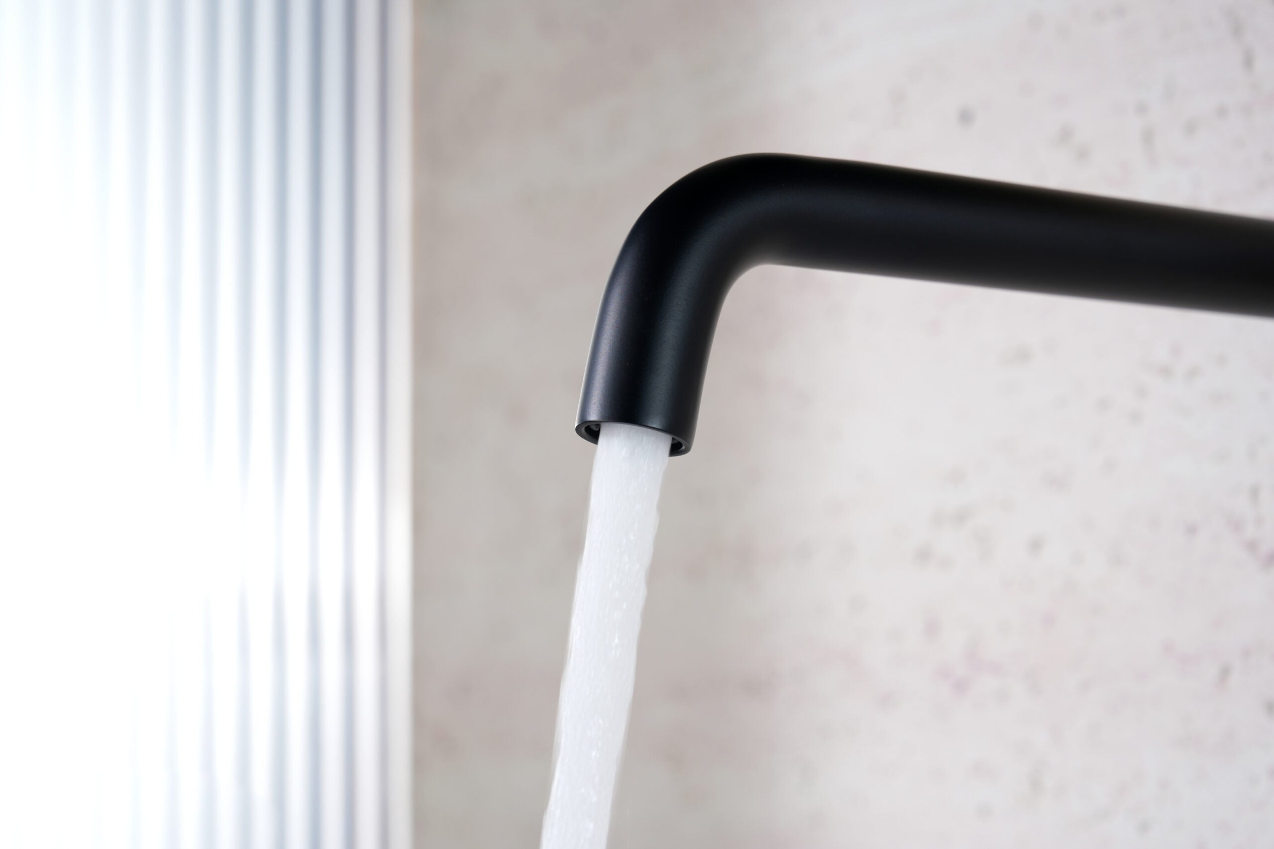 Bless Matte Black Concealed Single Lever Basin Mixer, view 3