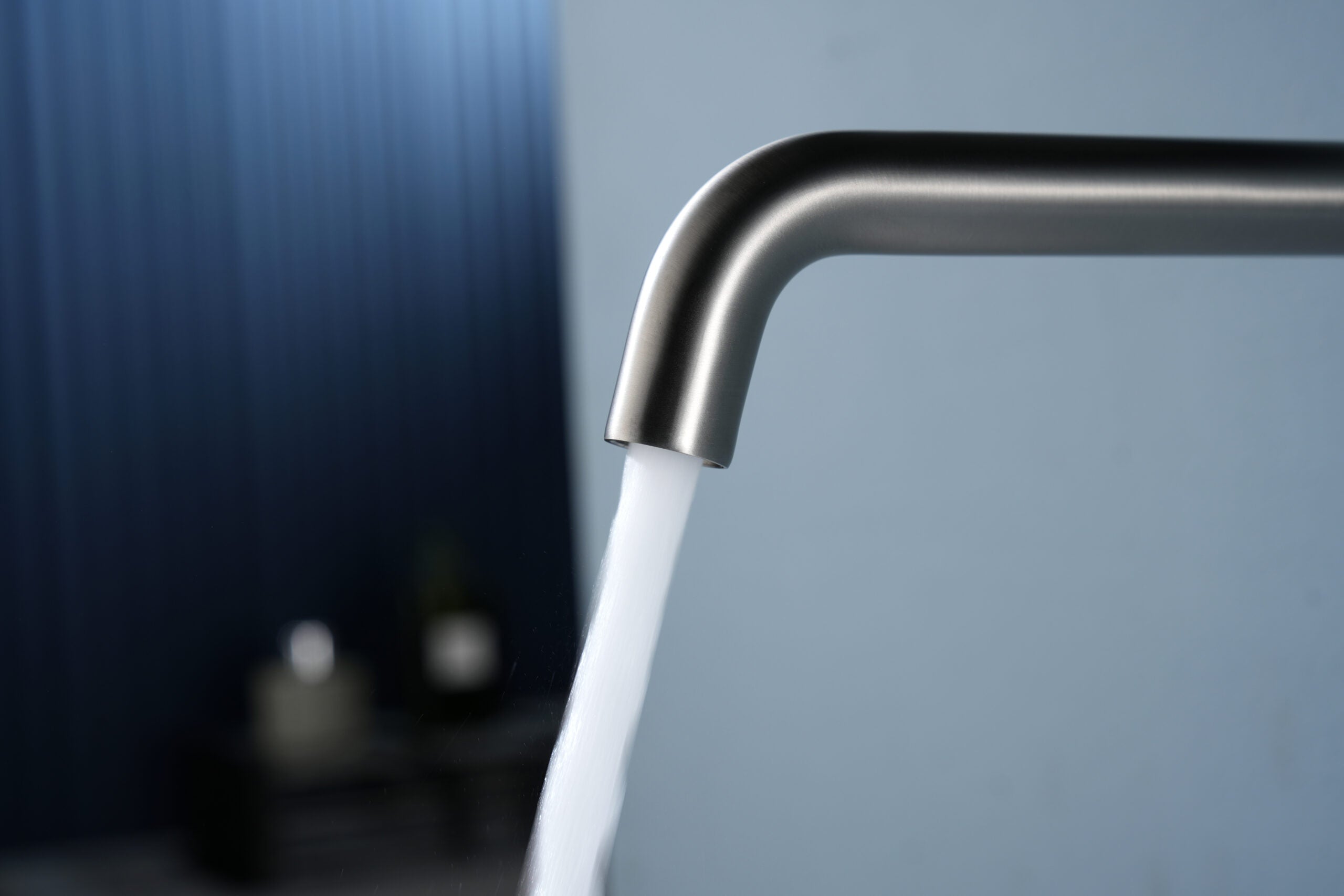 Bless Brushed Nickel Concealed Single Lever Basin Mixer, view 3