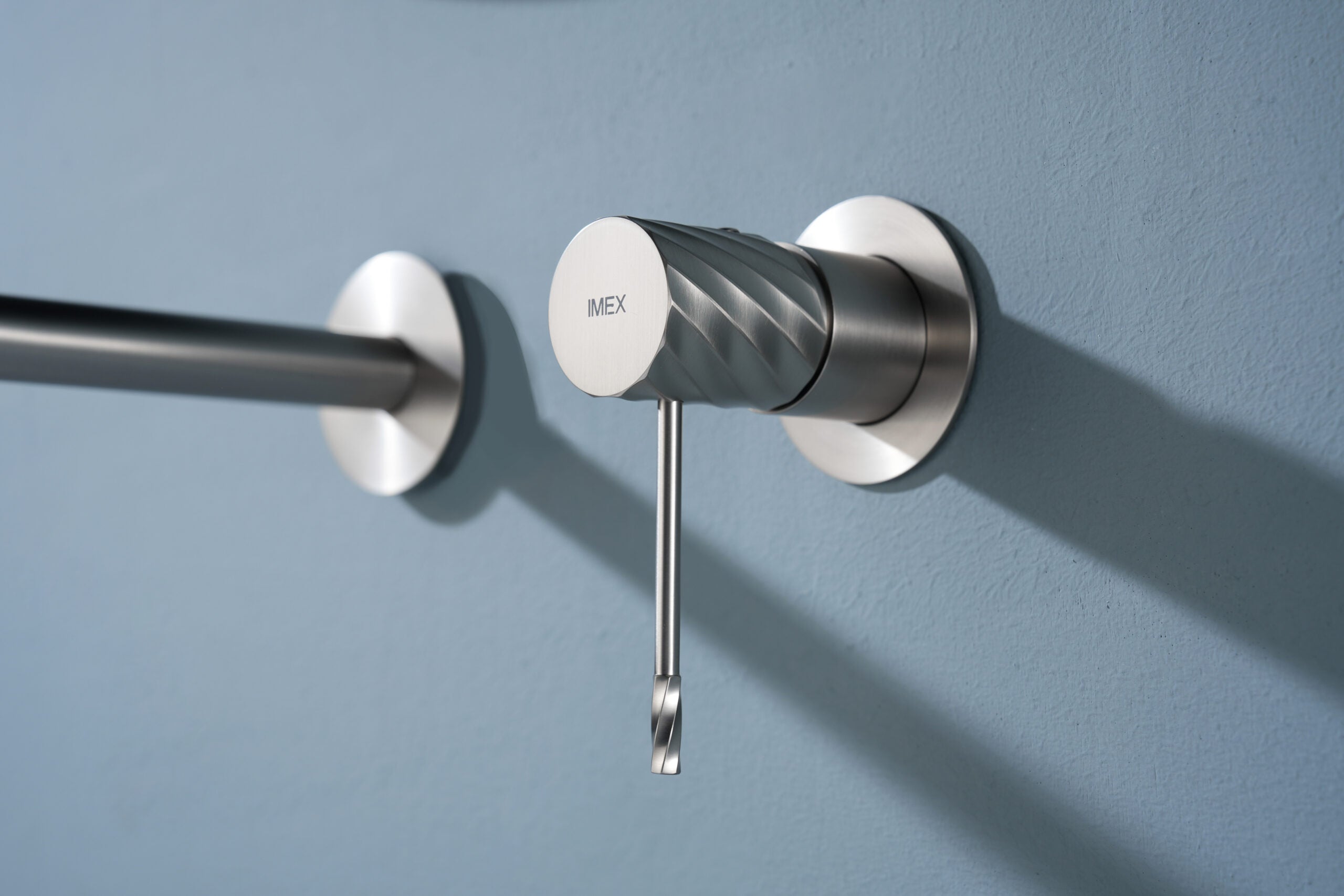 Bless Brushed Nickel Concealed Single Lever Basin Mixer, view 2