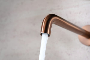 Bless Brushed Rose Gold Concealed Single Lever Basin Mixer, view 4