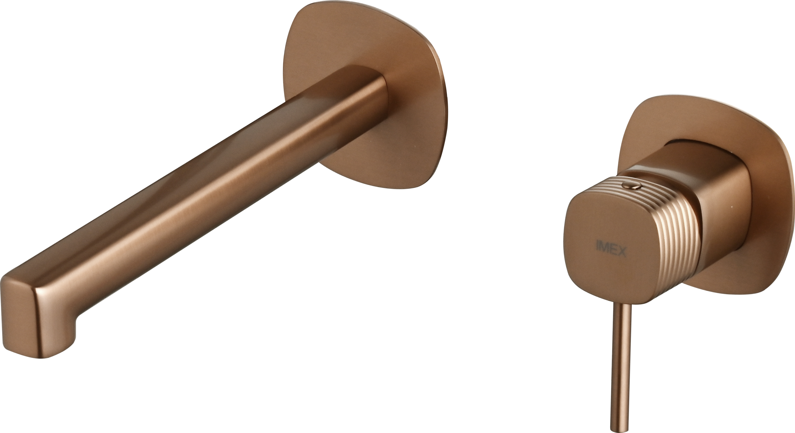 Firenze Brushed Rose Gold Concealed Single Lever Basin Mixer, main product view