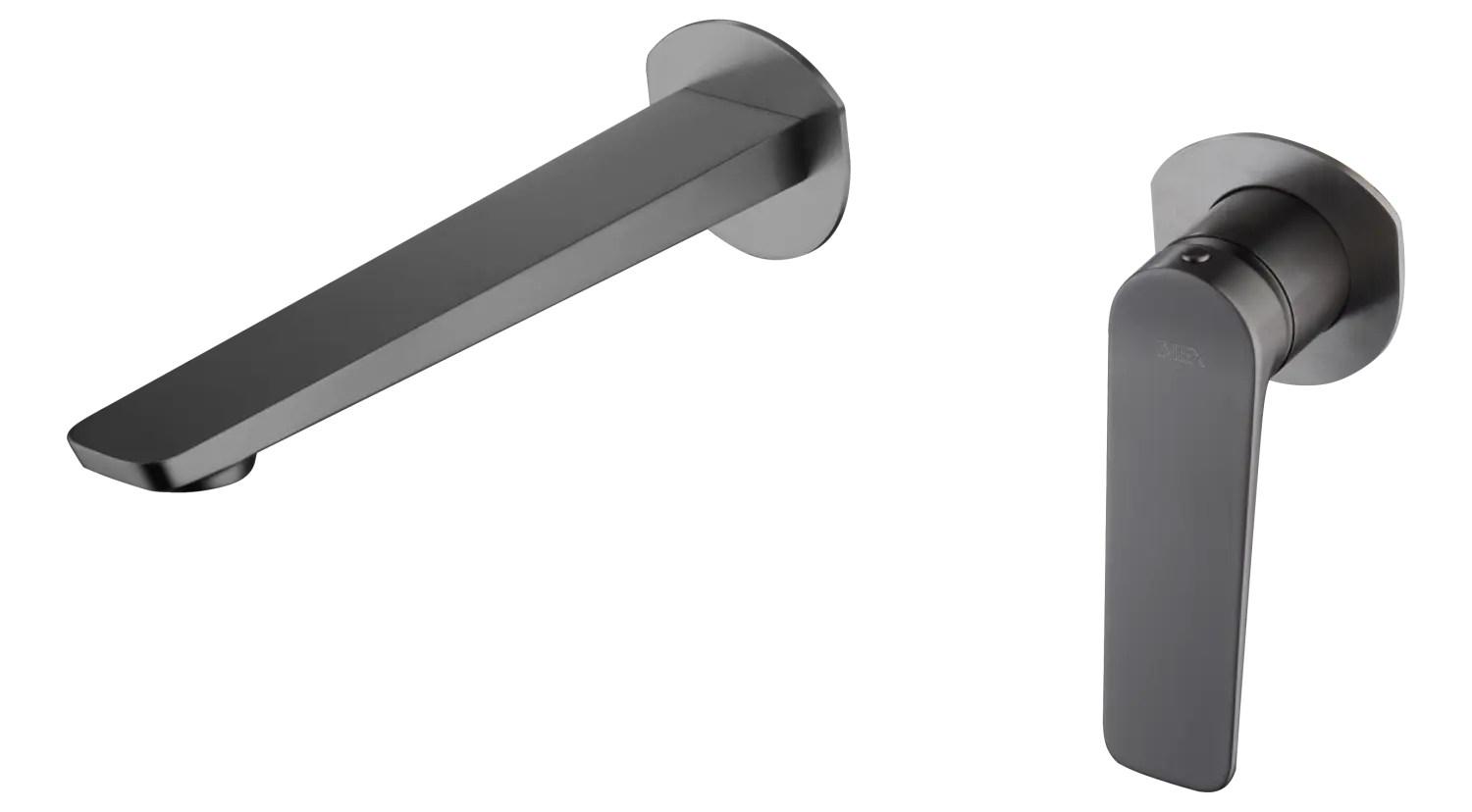 Monomando Empotrado Lavabo Nápoles Black Gun Metal