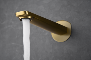 Brushed Gold Single Lever Sink Mixer Faucet, view 5