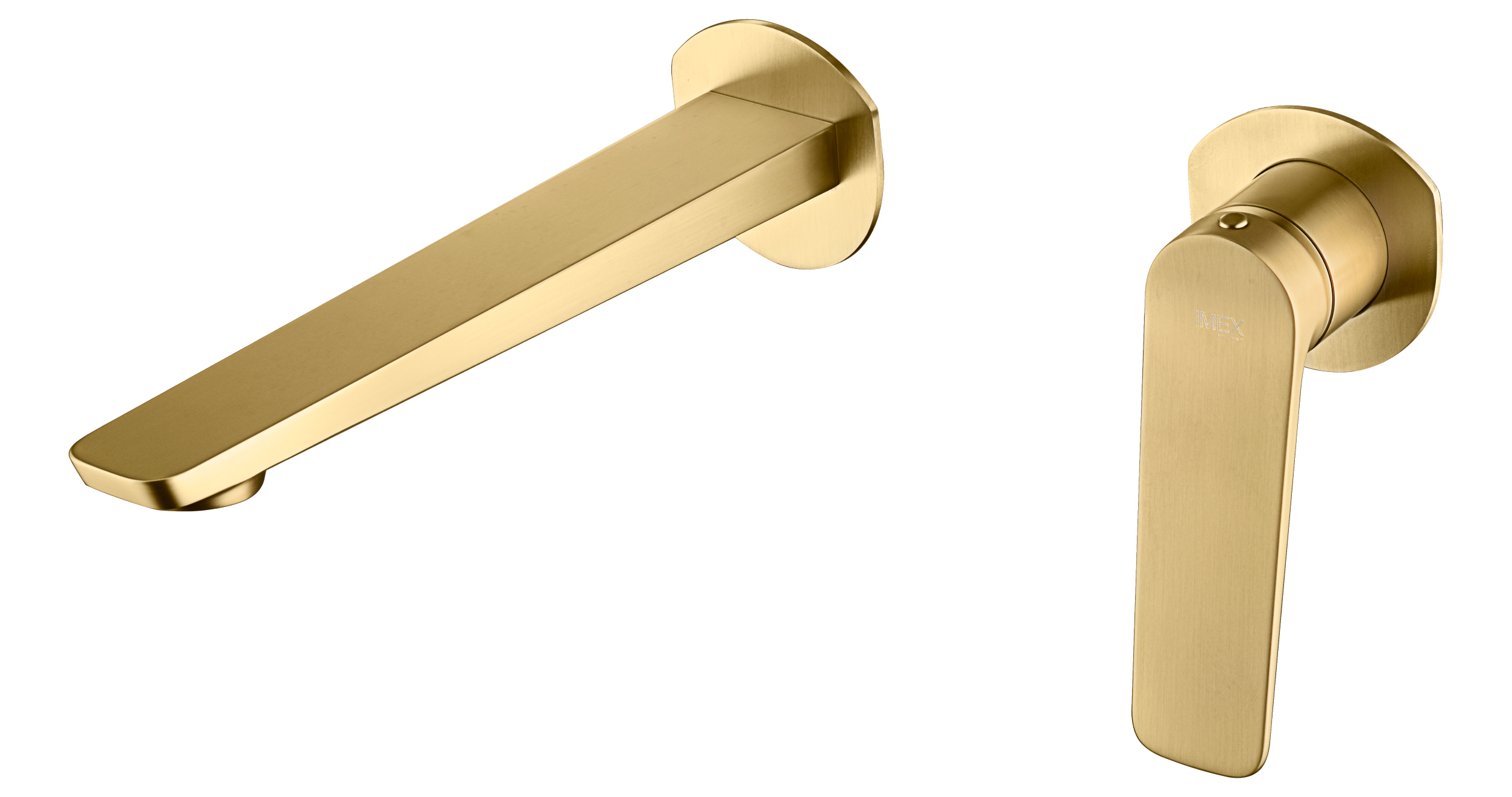 Brushed Gold Single Lever Sink Mixer Faucet, view 2
