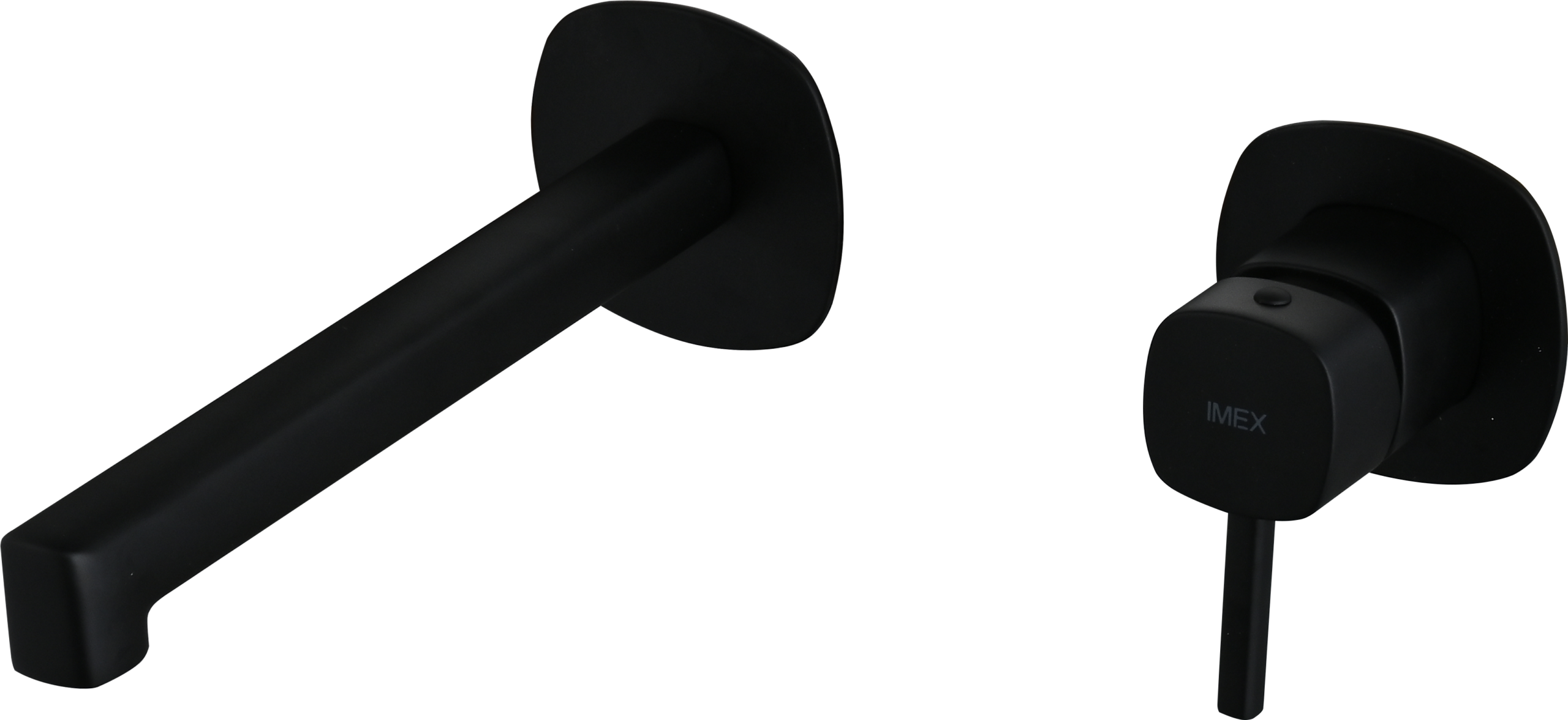 Toscana Matte Black Concealed Single Lever Basin Mixer, main product view
