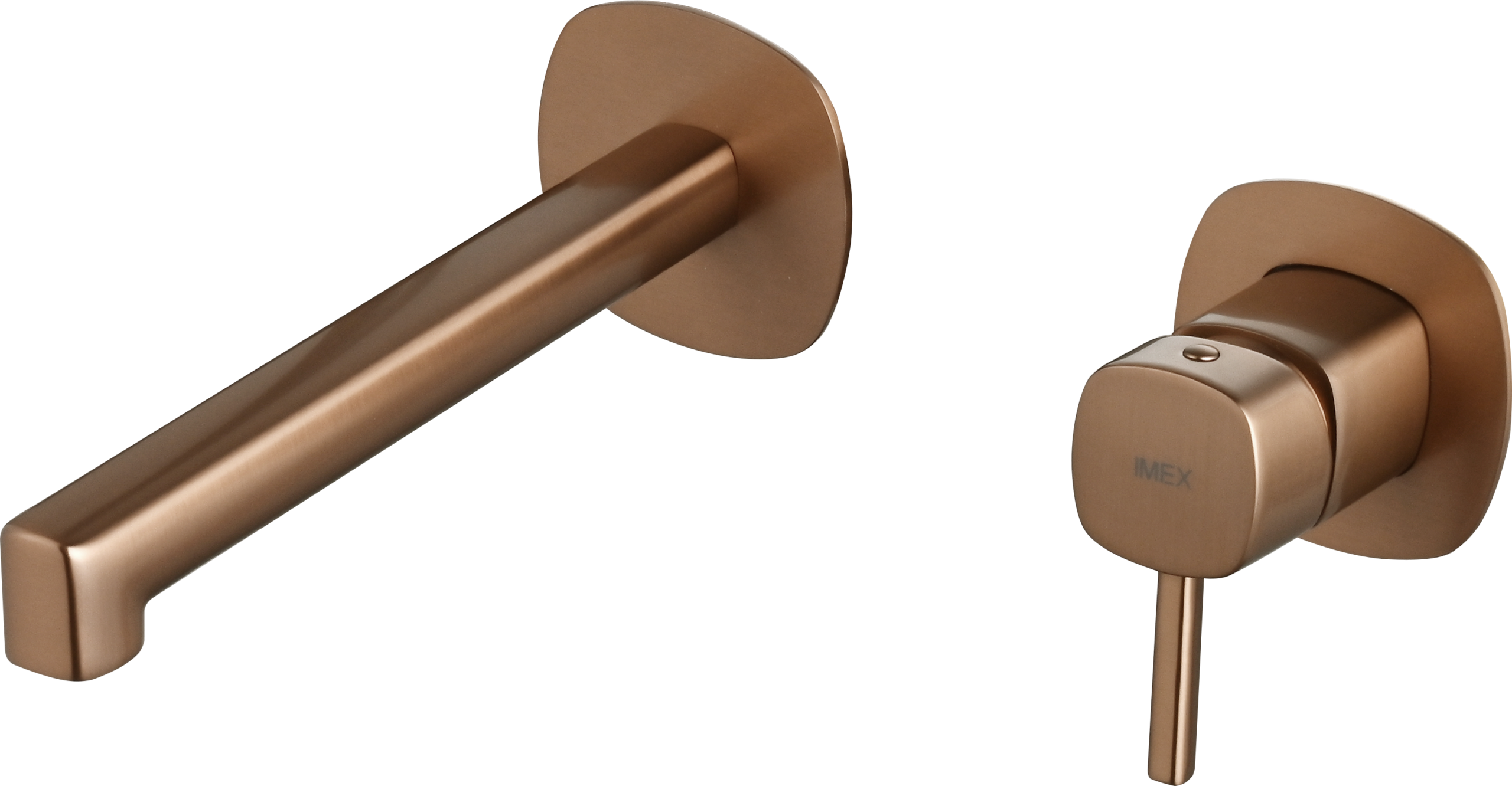 Toscana Brushed Rose Gold Concealed Single Lever Basin Mixer, main product view