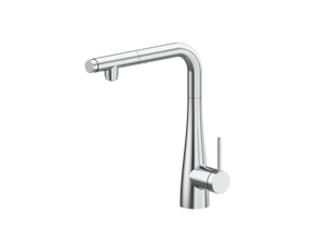 Chrome Split Kitchen Faucet Modern Design, view 2