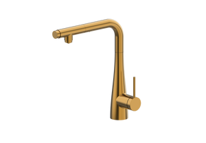 Brushed Gold Kitchen Faucet with Osmosis Water Filter, view 2