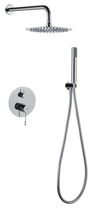Bless Chrome Concealed Single Lever Shower Set, main product view
