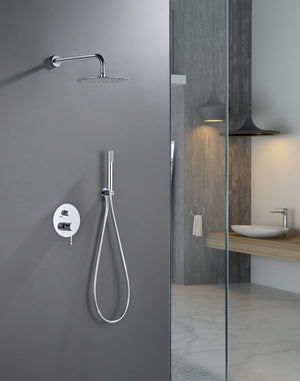 Bless Chrome Concealed Single Lever Shower Set, view 2