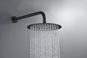 Bless Matte Black Concealed Single Lever Shower Set, view 5