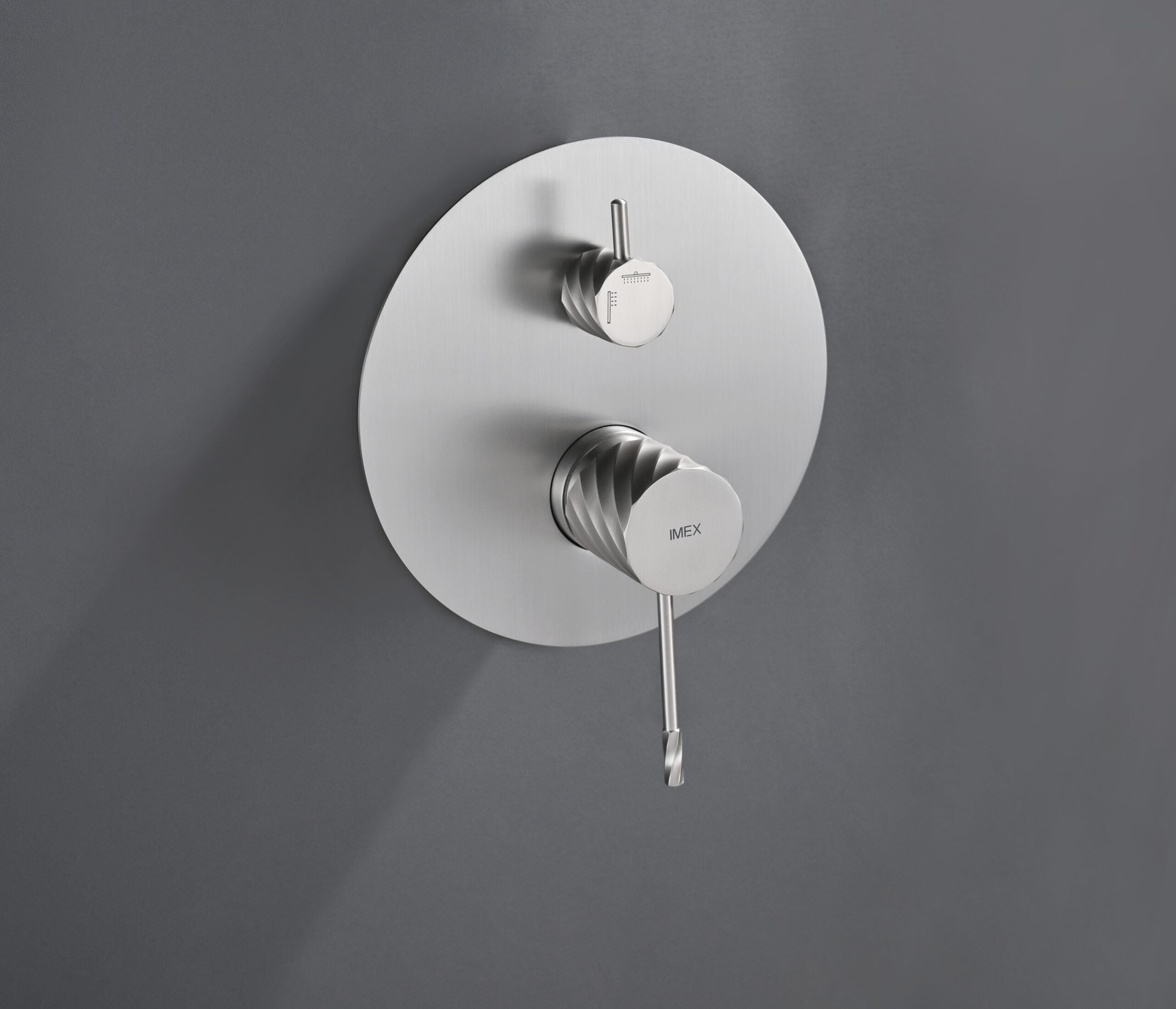 Bless Brushed Nickel Concealed Single Lever Shower Set, view 3
