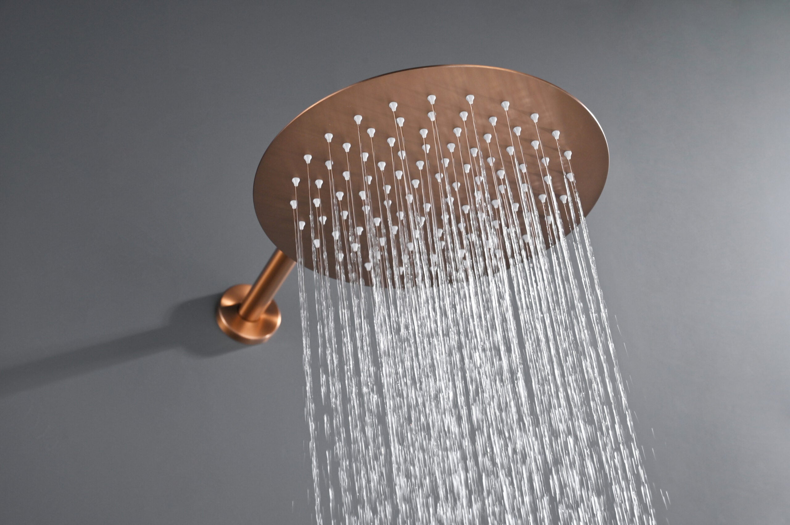 Bless Brushed Rose Gold Concealed Single Lever Shower Set, view 5
