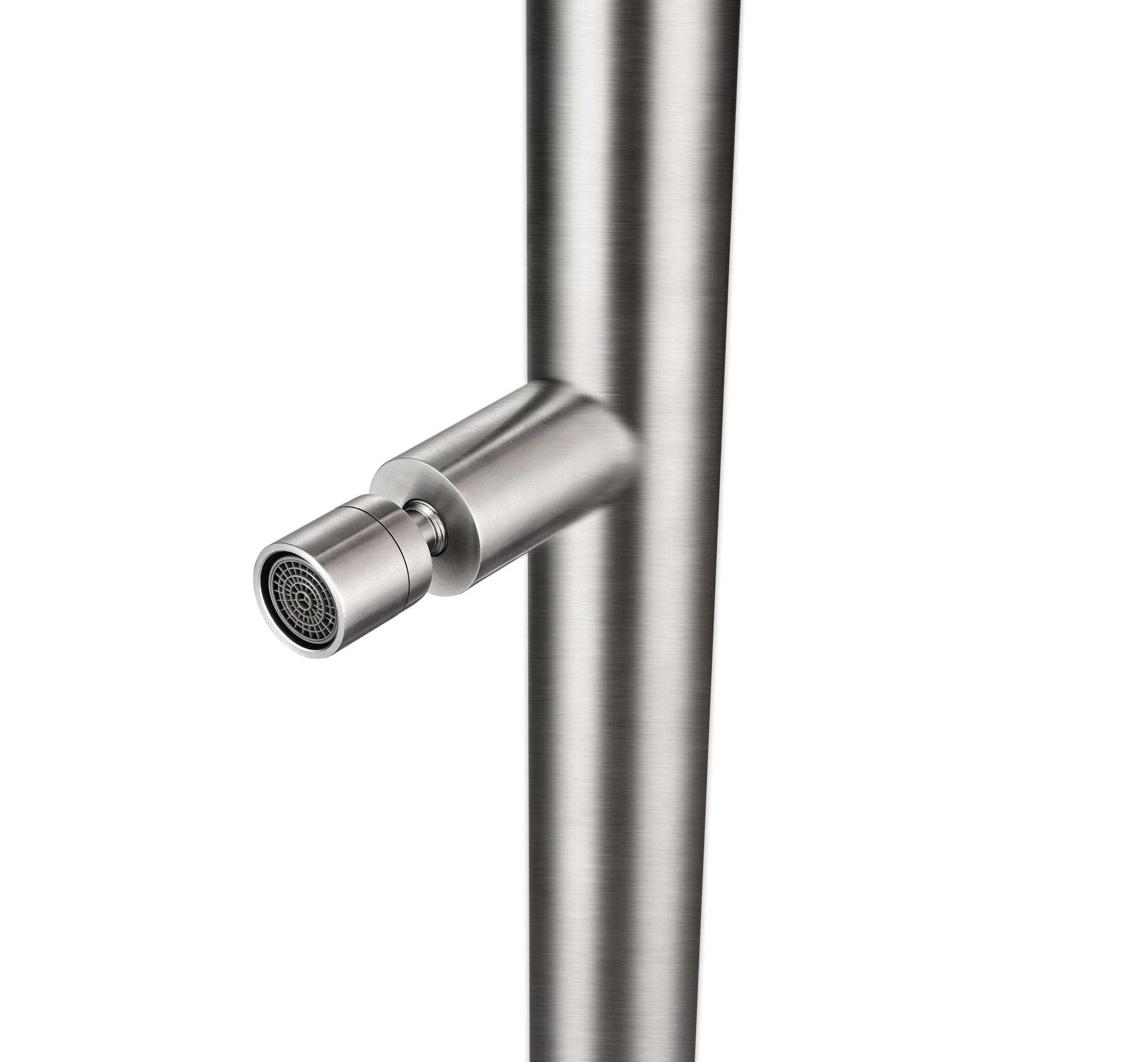 Dakota Stainless Steel Pool Shower Tap in 316 Stainless Steel, view 5