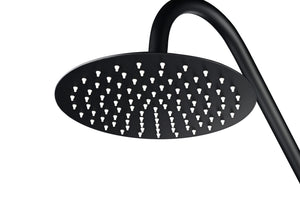 Dakota Matte Black Steel Pool Shower Tap in 316 Stainless Steel, view 6