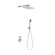 Conjunto De Ducha Empotrado Monomando Dubín Blanco Mate - Shower Set