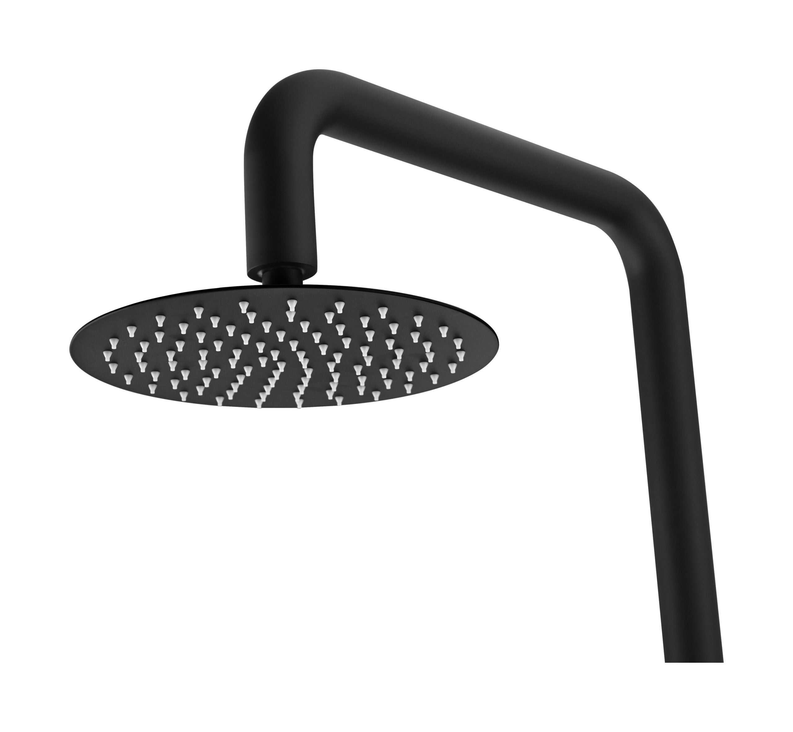 Florida Matte Black Steel Pool Shower Tap in 316 Stainless Steel, view 5