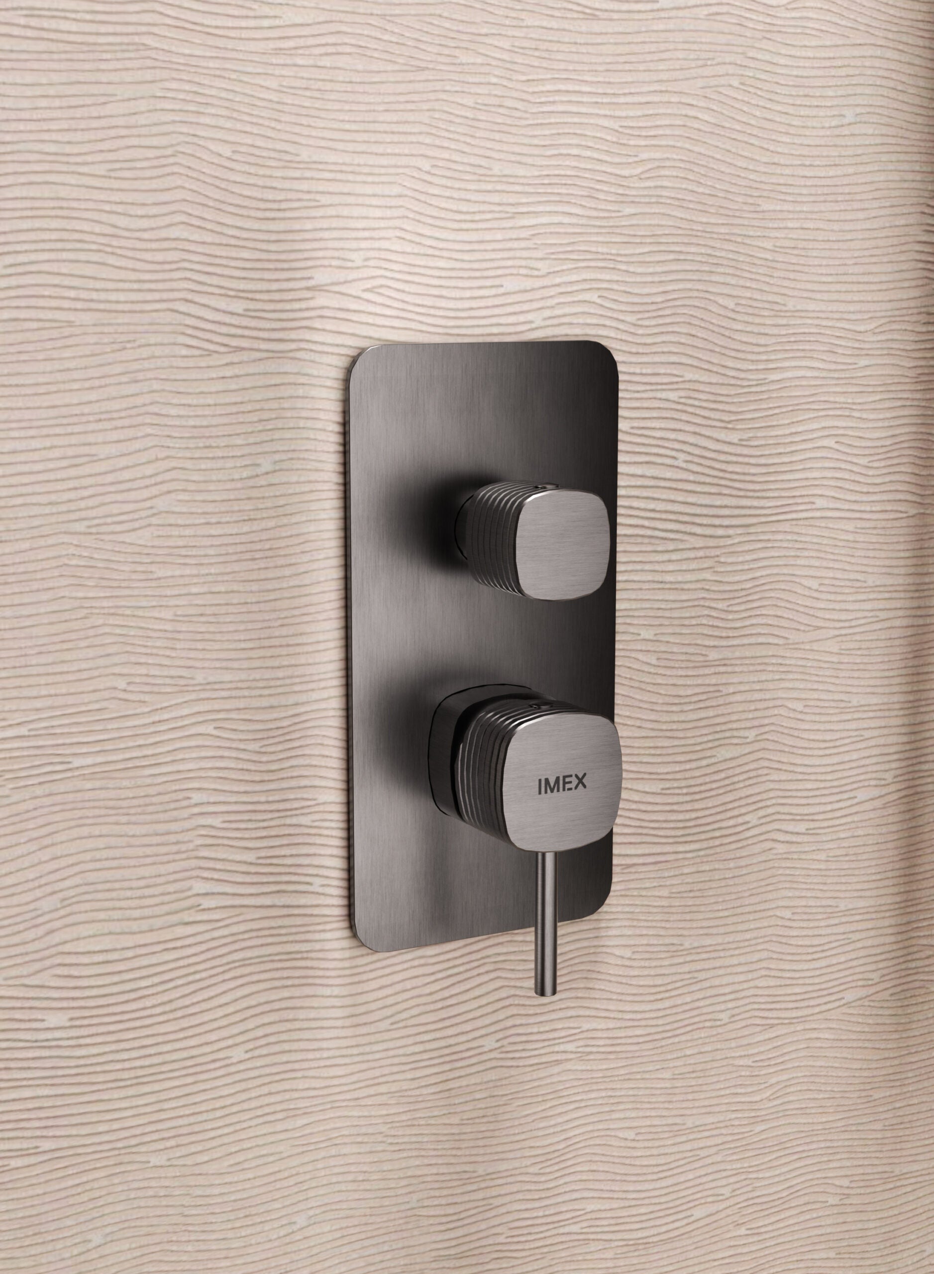 Firenze Brushed Rose Gold Concealed Single Lever Shower Set, view 5