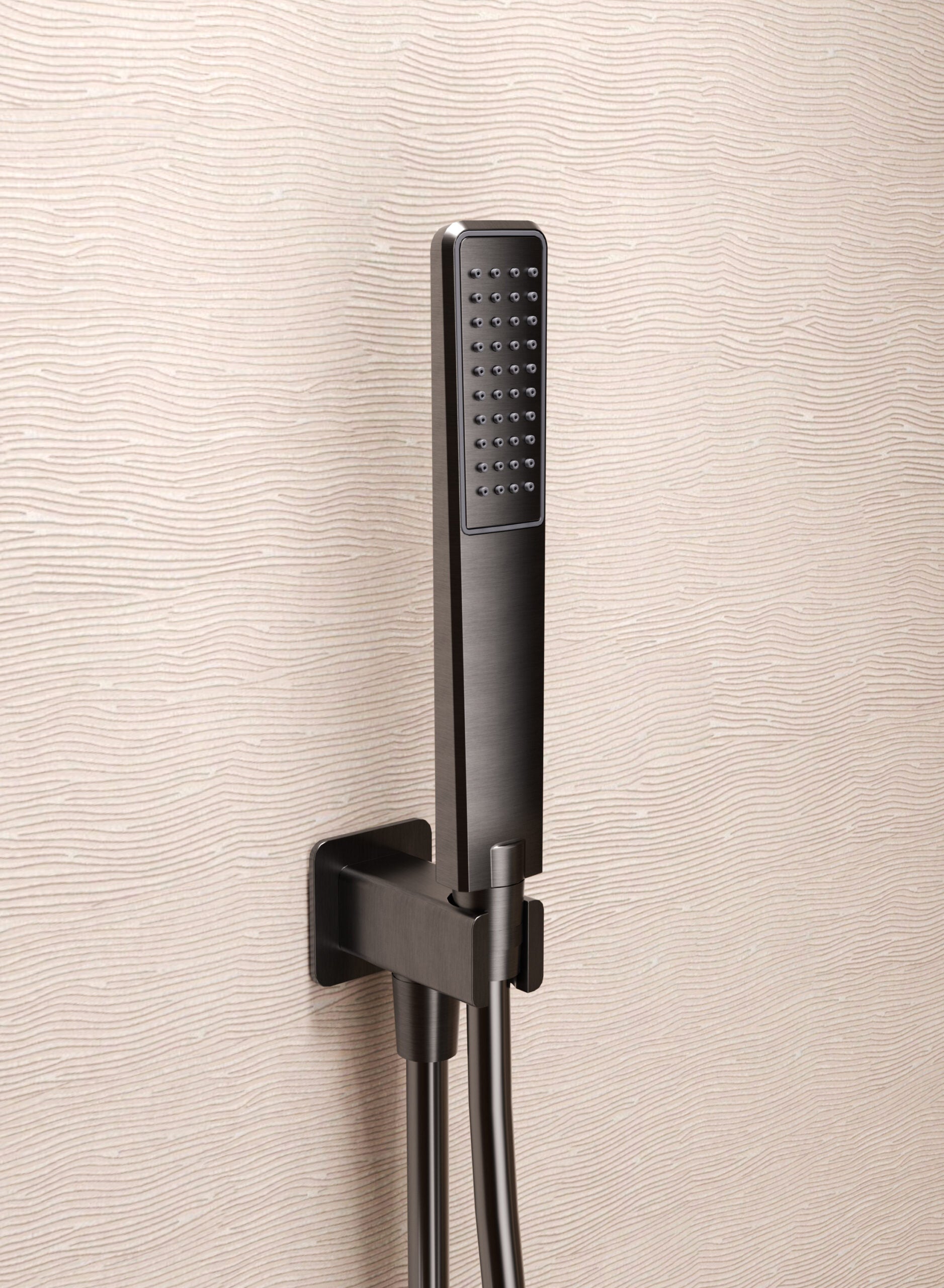 Firenze Brushed Nickel Concealed Single Lever Shower Set, view 6