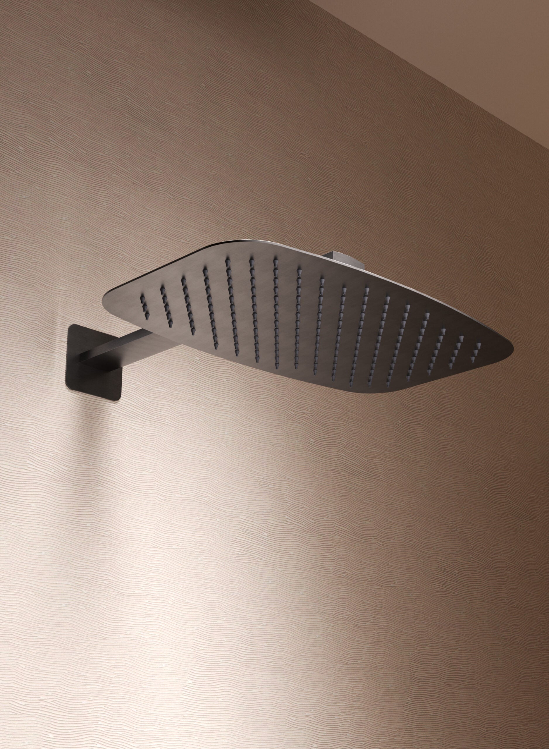Firenze Brushed Rose Gold Concealed Single Lever Shower Set, view 4