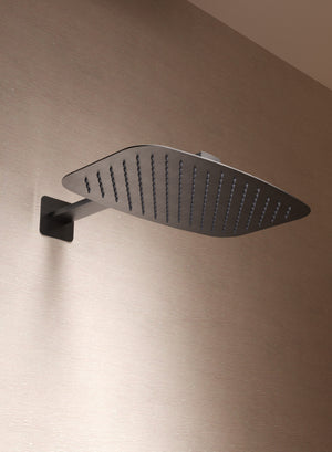 Firenze Brushed Gold Concealed Single Lever Shower Set, view 4