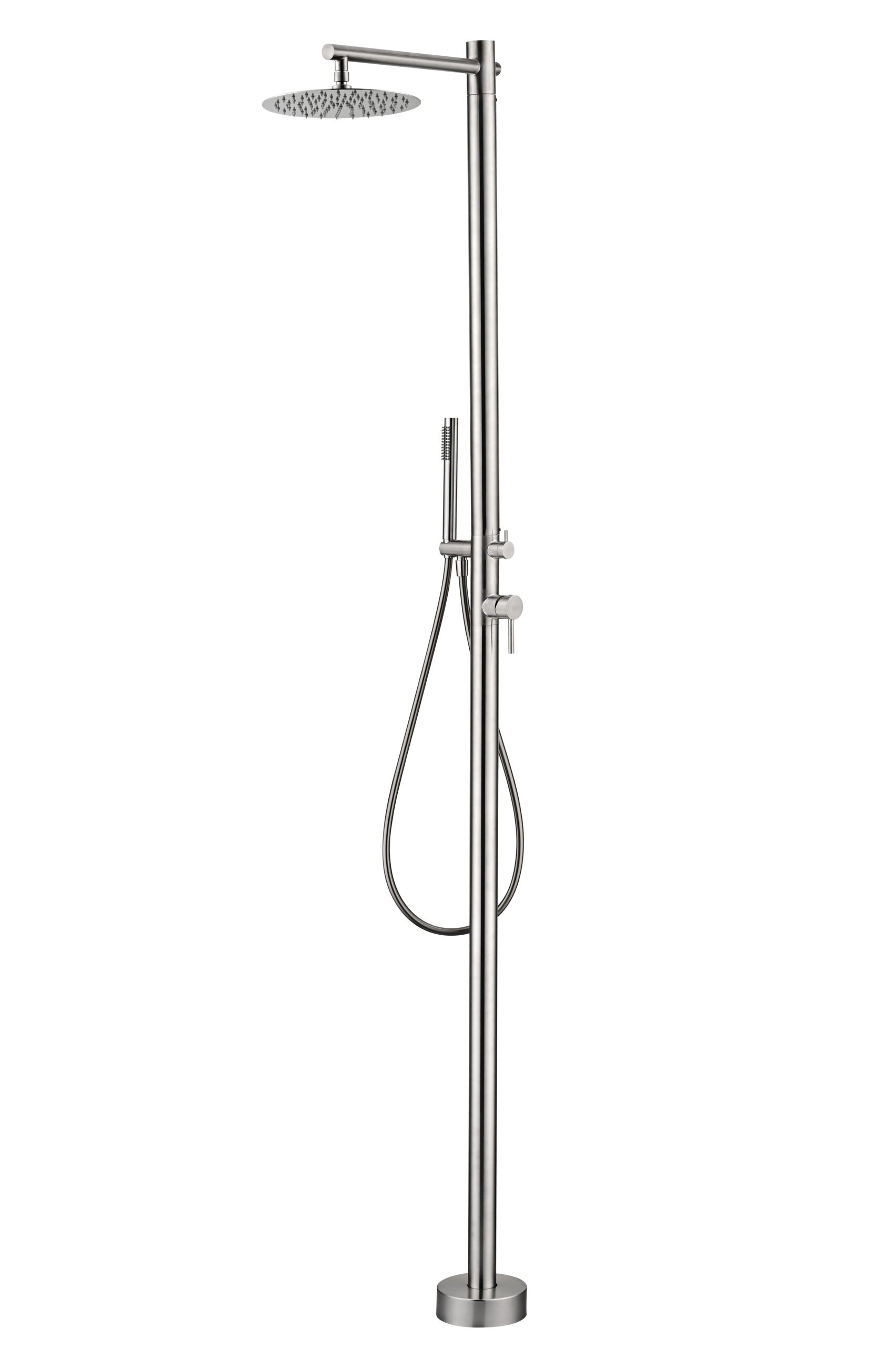 Oklahoma Stainless Steel Pool Shower Tap in 316 Stainless Steel GPK012/AC, main product view