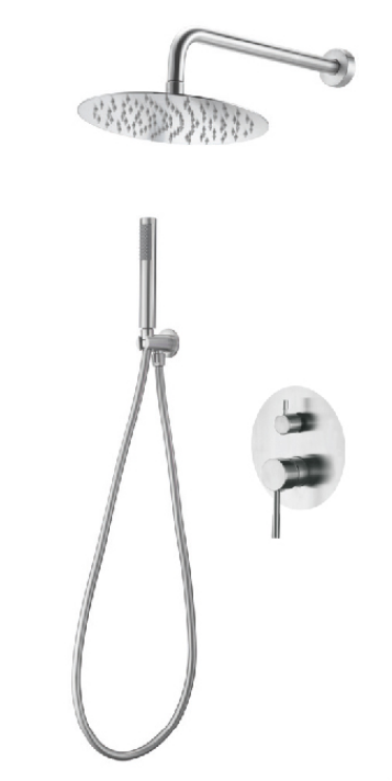 Steel S316 Built-in Single-Lever Shower Set Moscow Series, view 2