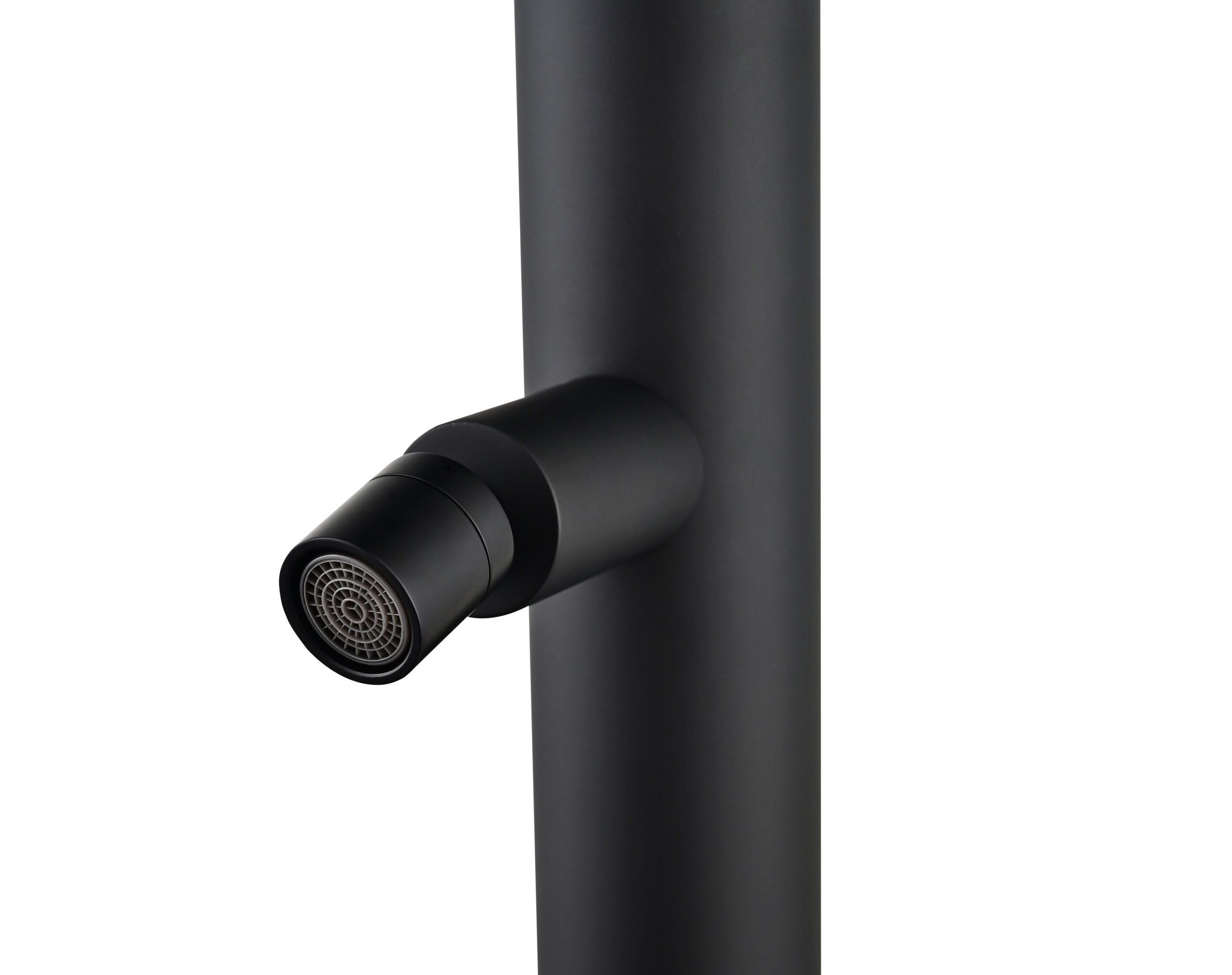 Michigan Matte Black Steel Pool Shower Tap in 316 Stainless Steel, view 3