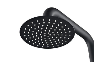 Michigan Matte Black Steel Pool Shower Tap in 316 Stainless Steel, view 6