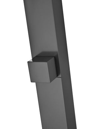 Niágara Cloud Grey Pool Shower Tap in 316 Stainless Steel, view 4
