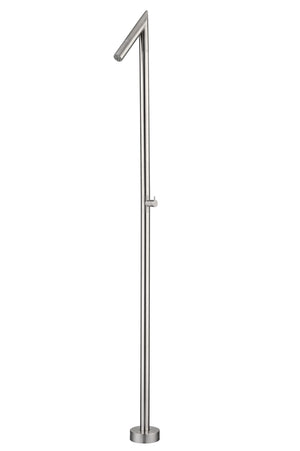 Oklahoma Stainless Steel Pool Shower Tap in 316 Stainless Steel GPO011/AC, main product view