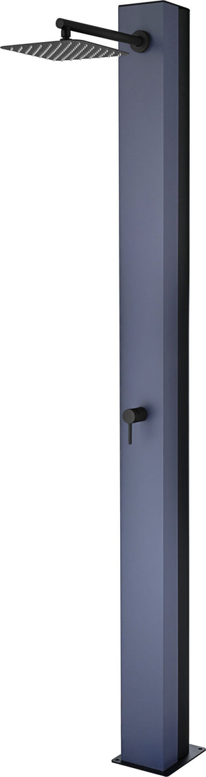 Phoenix Ocean Blue Pool Shower Tap in 316 Stainless Steel, main product view