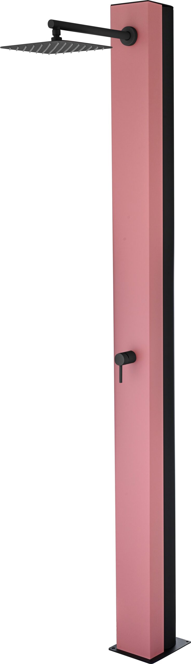 Phoenix Coral Pink Pool Shower Tap in 316 Stainless Steel, main product view