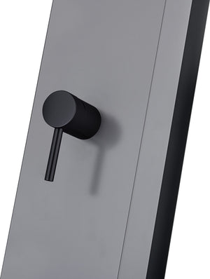 Phoenix Cloud Grey Pool Shower Tap in 316 Stainless Steel, view 3