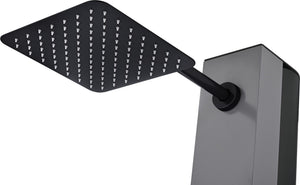 Phoenix Cloud Grey Pool Shower Tap in 316 Stainless Steel, view 4