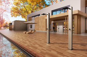 Phoenix Khaki Pool Shower Tap in 316 Stainless Steel, view 5