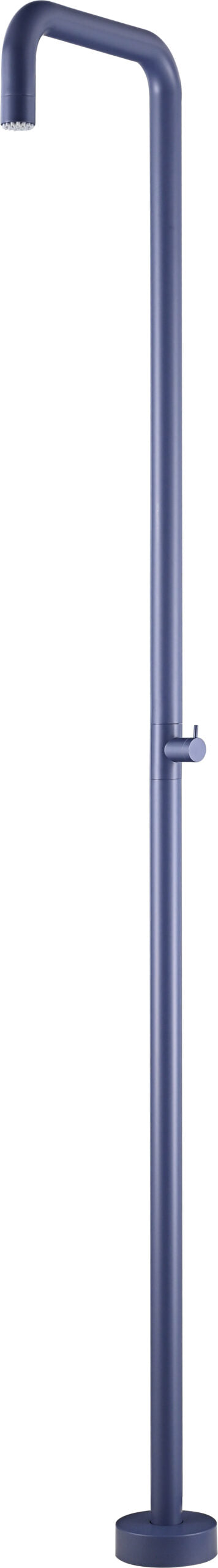 Utah Ocean Blue Pool Shower Tap in 316 Stainless Steel, main product view