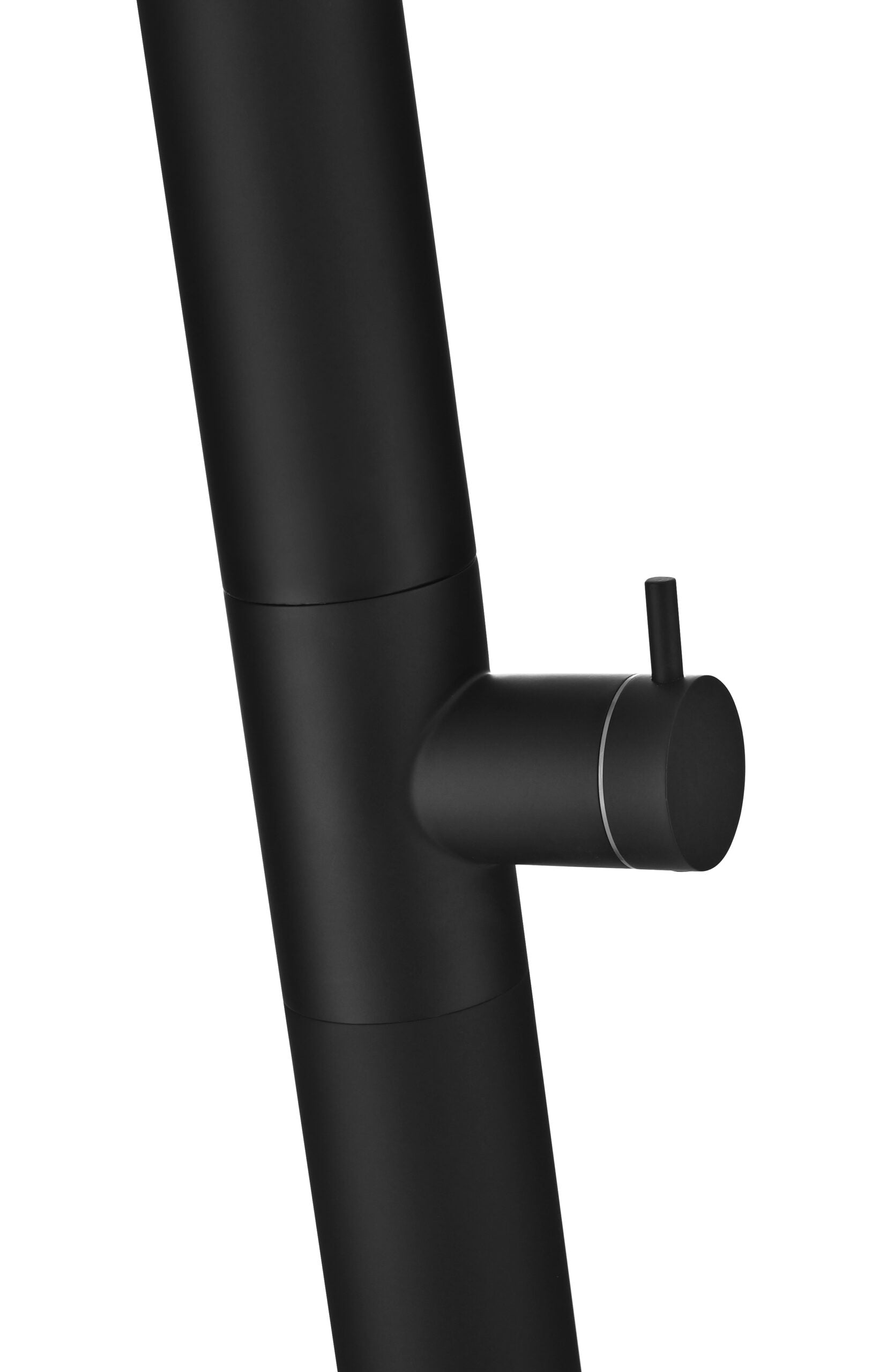 Utah Matte Black Steel Pool Shower Tap in 316 Stainless Steel, view 5