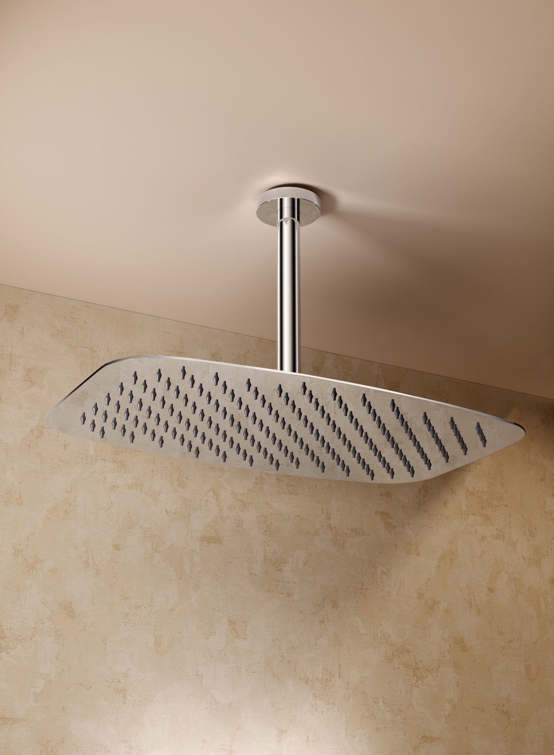 Arezzo Chrome Concealed Thermostatic Shower Set, view 4