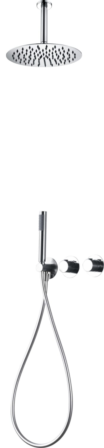 Conjunto Ducha Termostático Empotrado Breda