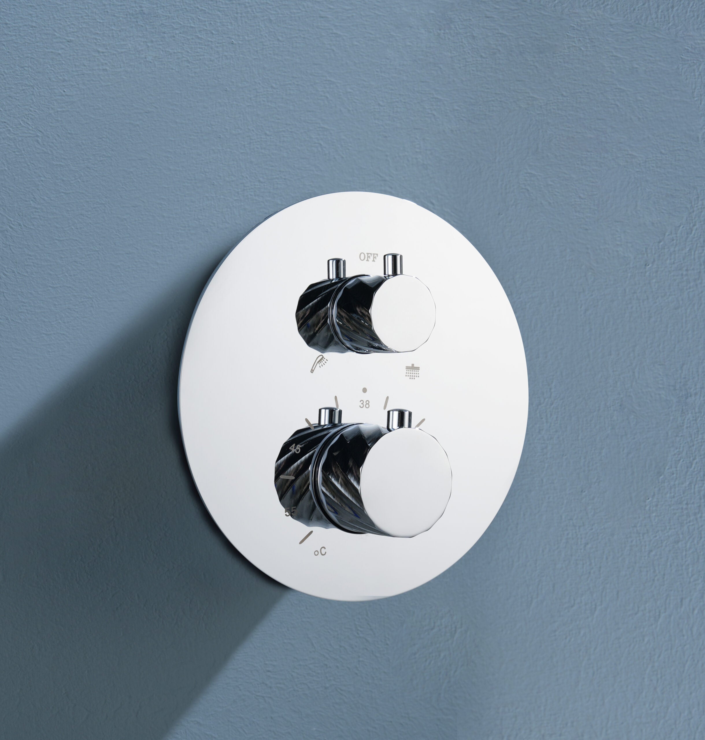 Bless Chrome Concealed Thermostatic Shower Set, view 3