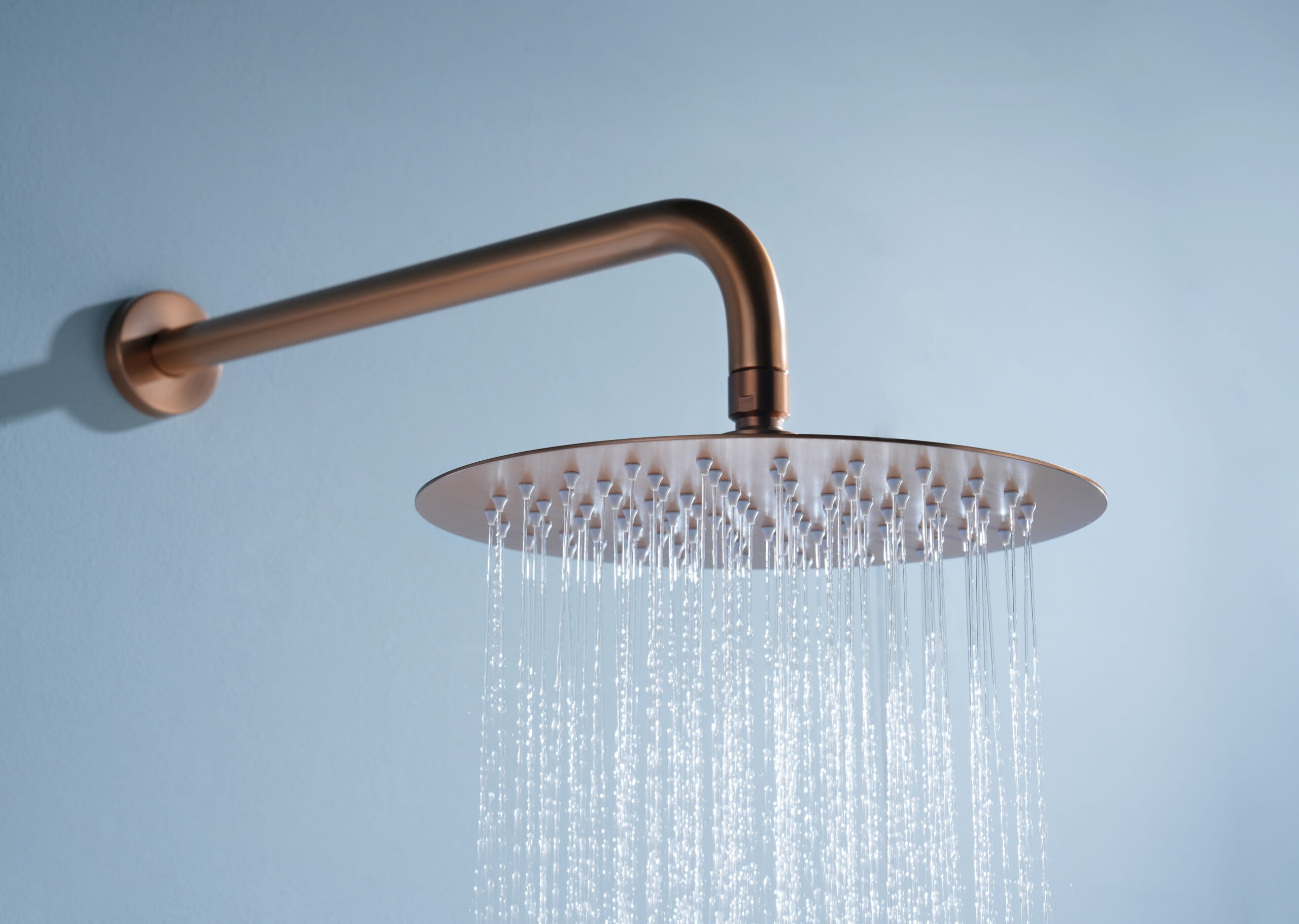 Bless Chrome Concealed Thermostatic Shower Set, rain head detail