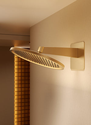 Bolonia Brushed Rose Gold Concealed Thermostatic Shower Set, view 2