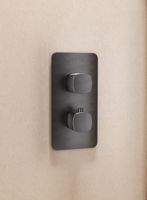 Firenze Chrome Concealed Thermostatic Shower Set, view 5