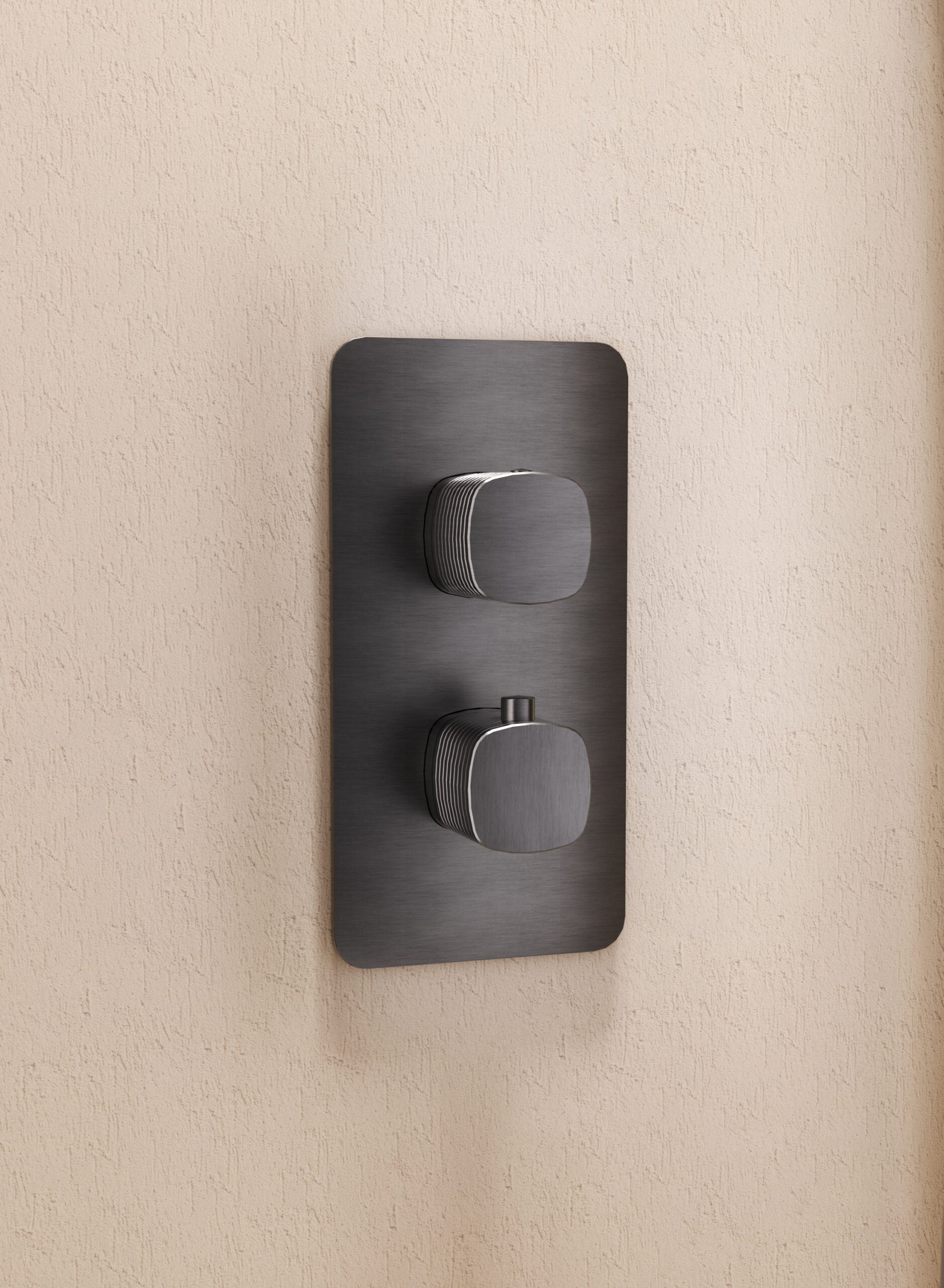 Firenze Brushed Rose Gold Concealed Thermostatic Shower Set, view 5