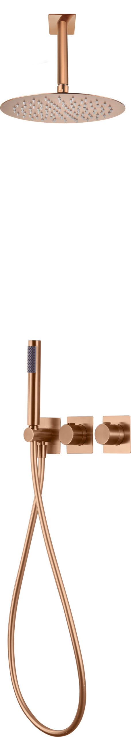 Conjunto Ducha Termostático Empotrado Nepal Oro Ro - Shower Set