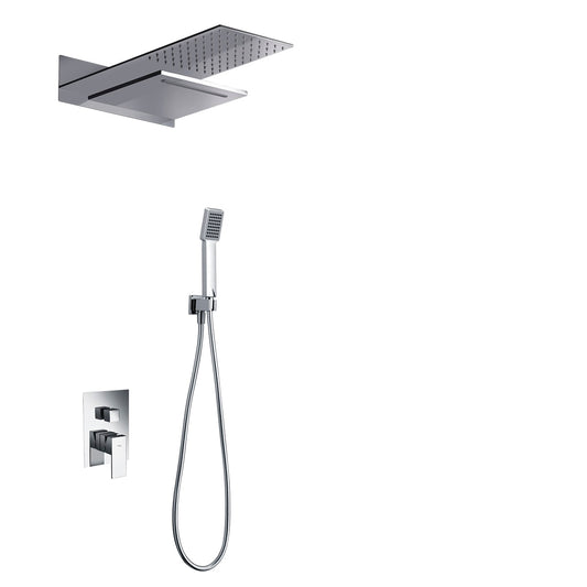 Conjunto De Ducha Empotrado Termostático Rodas - Shower Set