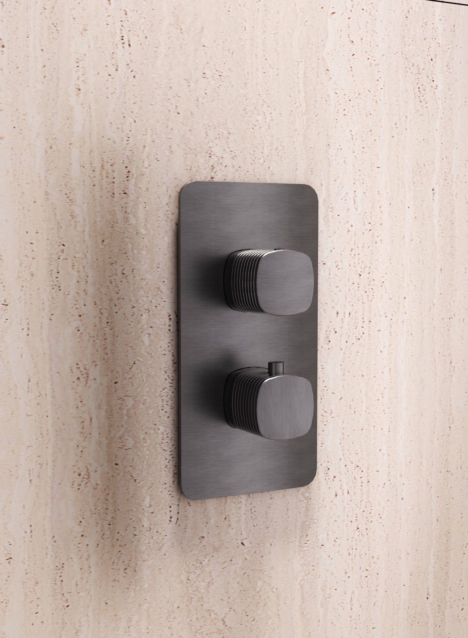 Firenze – Sassari Chrome Concealed Thermostatic Shower Set, view 3